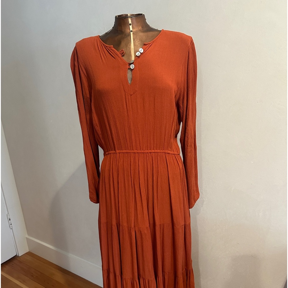 Christy Dawn The River Dress Rust Size M/L